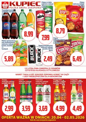 Kupiec - gazetka promocyjna Oferta plakatowa od poniedziałku 20.04 do soboty 02.05 - strona 3