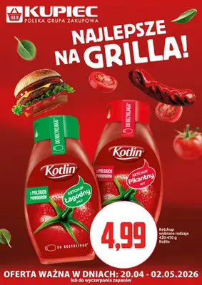 Kupiec - gazetka promocyjna Oferta plakatowa od poniedziałku 20.04 do soboty 02.05