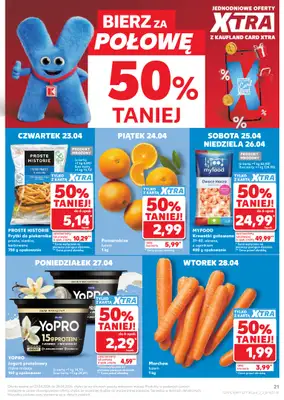 Kaufland - gazetka promocyjna Gazetka Tygodnia od czwartku 23.04 do wtorku 28.04 - strona 21