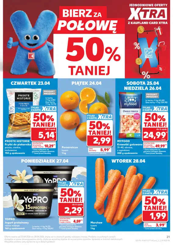 Kaufland - gazetka promocyjna Gazetka Tygodnia od czwartku 23.04 do wtorku 28.04 - strona 21