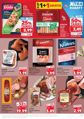 Kaufland - gazetka promocyjna Gazetka Tygodnia od czwartku 23.04 do wtorku 28.04 - strona 43