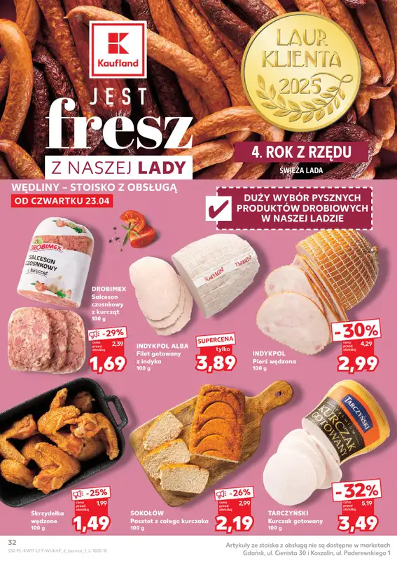 Kaufland - gazetka promocyjna Gazetka Tygodnia od czwartku 23.04 do wtorku 28.04 - strona 32