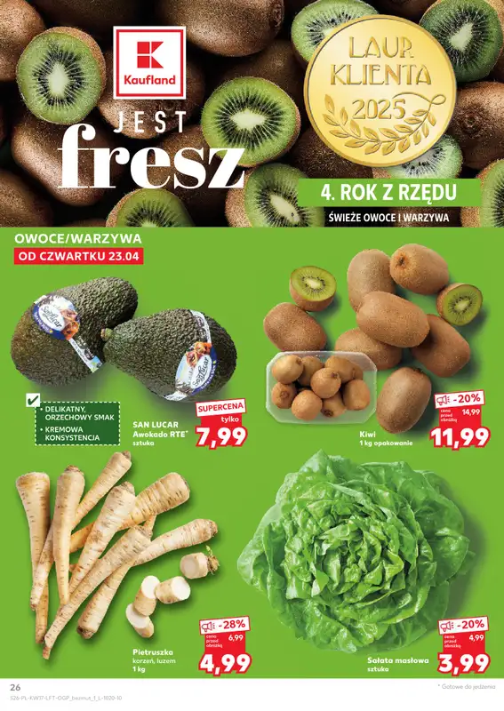 Kaufland - gazetka promocyjna Gazetka Tygodnia od czwartku 23.04 do wtorku 28.04 - strona 26