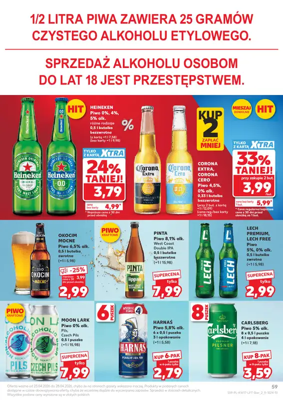 Kaufland - gazetka promocyjna Gazetka Tygodnia od czwartku 23.04 do wtorku 28.04 - strona 59