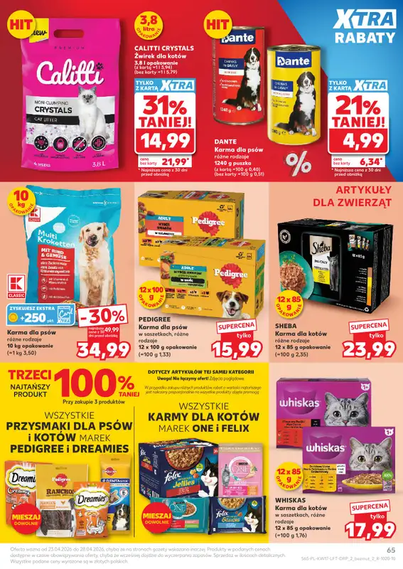 Kaufland - gazetka promocyjna Gazetka Tygodnia od czwartku 23.04 do wtorku 28.04 - strona 65