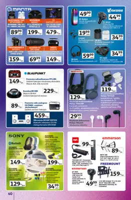 Auchan - gazetka promocyjna Gazetka Znane Marki Hipermarket Auchan od czwartku 23.04 do czwartku 30.04 - strona 40