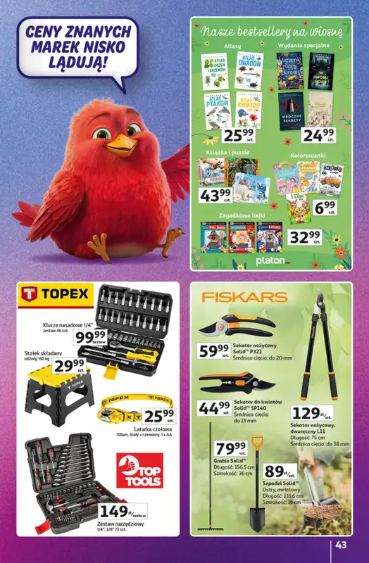 Auchan - gazetka promocyjna Gazetka Znane Marki Hipermarket Auchan od czwartku 23.04 do czwartku 30.04 - strona 43