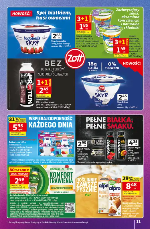 Auchan - gazetka promocyjna Gazetka Znane Marki Hipermarket Auchan od czwartku 23.04 do czwartku 30.04 - strona 11