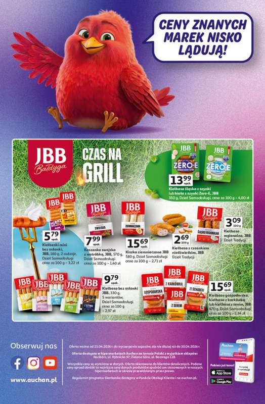 Auchan - gazetka promocyjna Gazetka Znane Marki Hipermarket Auchan od czwartku 23.04 do czwartku 30.04 - strona 44