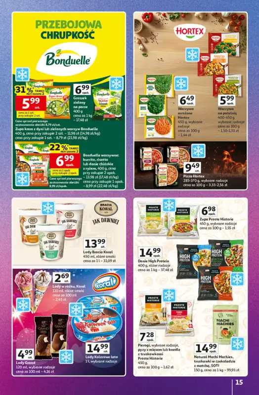 Auchan - gazetka promocyjna Gazetka Znane Marki Hipermarket Auchan od czwartku 23.04 do czwartku 30.04 - strona 15