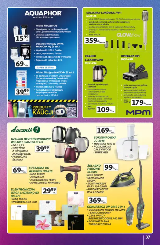 Auchan - gazetka promocyjna Gazetka Znane Marki Hipermarket Auchan od czwartku 23.04 do czwartku 30.04 - strona 37