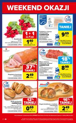 Carrefour - gazetka promocyjna Gazetka Weekend promek już od czwartku  do niedzieli 26.04 - strona 2