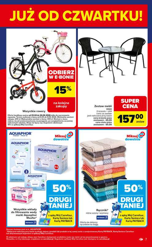 Carrefour - gazetka promocyjna Gazetka Weekend promek już od czwartku od czwartku 23.04 do niedzieli 26.04 - strona 7