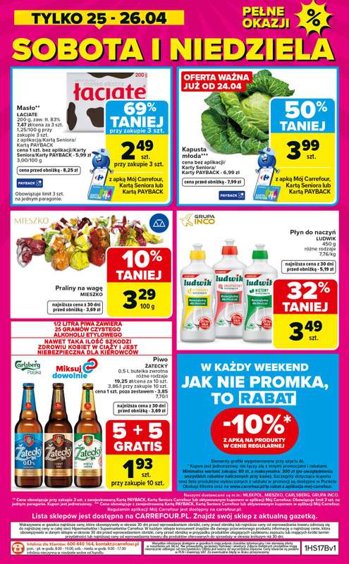 Carrefour - gazetka promocyjna Gazetka Weekend promek już od czwartku od czwartku 23.04 do niedzieli 26.04 - strona 8