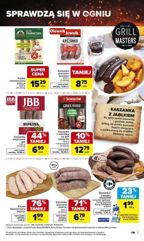 Carrefour - gazetka promocyjna Gazetka Misja:Grill Cię wzywa  do soboty 02.05 - strona 7