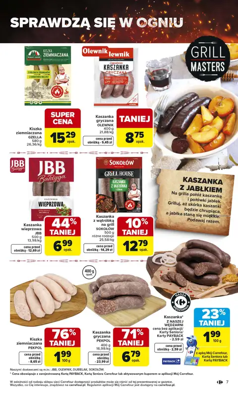 Carrefour - gazetka promocyjna Gazetka Misja:Grill Cię wzywa od czwartku 23.04 do soboty 02.05 - strona 7