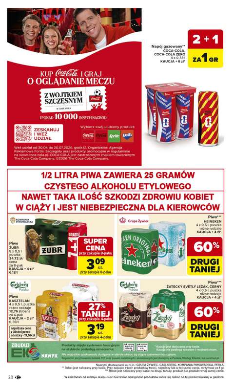 Carrefour - gazetka promocyjna Gazetka Misja:Grill Cię wzywa od czwartku 23.04 do soboty 02.05 - strona 20