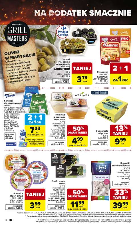 Carrefour - gazetka promocyjna Gazetka Misja:Grill Cię wzywa od czwartku 23.04 do soboty 02.05 - strona 8