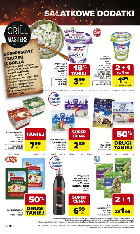 Carrefour - gazetka promocyjna Gazetka Misja:Grill Cię wzywa od czwartku 23.04 do soboty 02.05 - strona 12