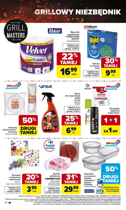 Carrefour - gazetka promocyjna Gazetka Misja:Grill Cię wzywa od czwartku 23.04 do soboty 02.05 - strona 24