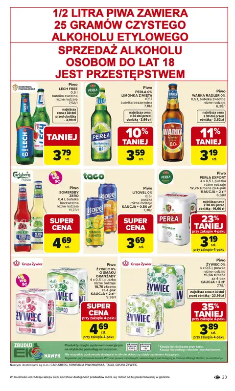 Carrefour - gazetka promocyjna Gazetka Misja:Grill Cię wzywa od czwartku 23.04 do soboty 02.05 - strona 23