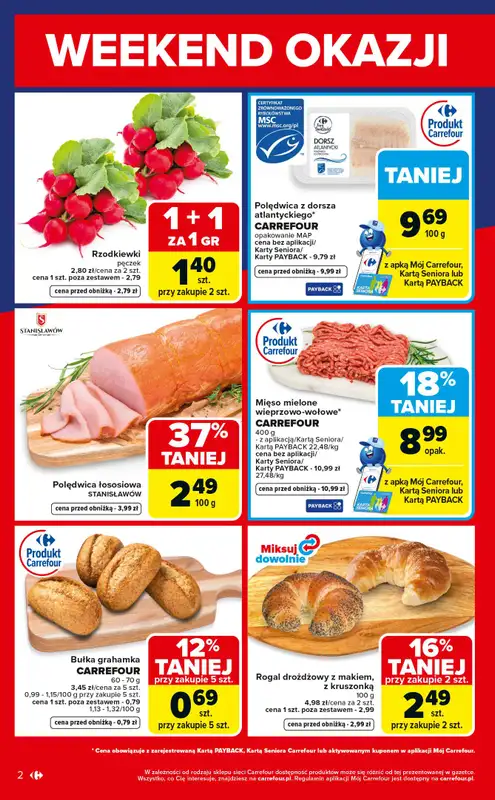 Carrefour Market - gazetka promocyjna Gazetka Weekend promek już od czwartku   - strona 2
