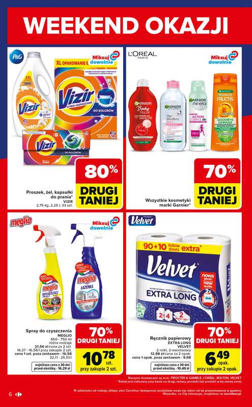 Carrefour Market - gazetka promocyjna Gazetka Weekend promek już od czwartku od czwartku 23.04 do niedzieli 26.04 - strona 6
