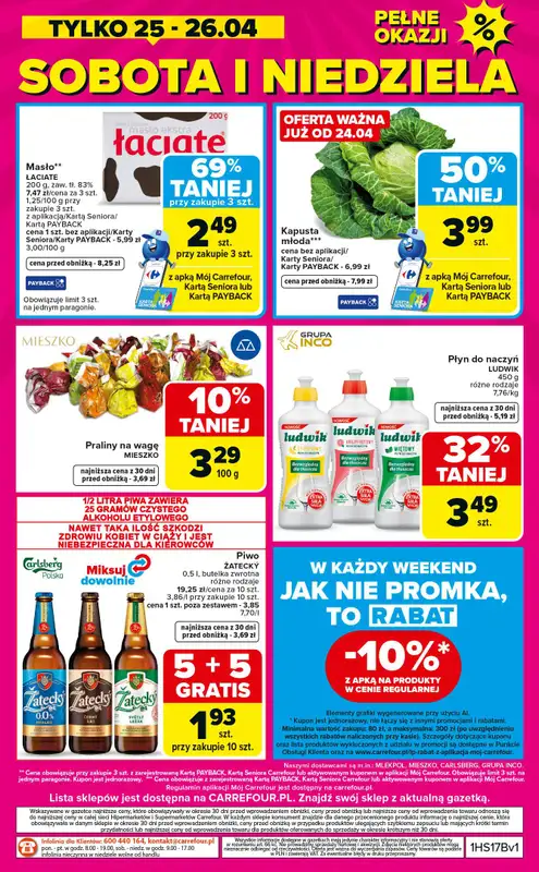 Carrefour Market - gazetka promocyjna Gazetka Weekend promek już od czwartku od czwartku 23.04 do niedzieli 26.04 - strona 8