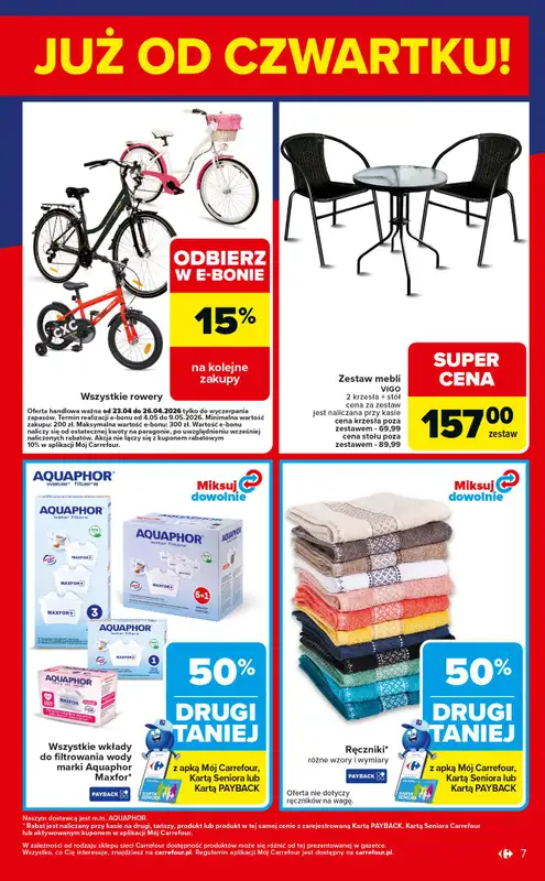 Carrefour Market - gazetka promocyjna Gazetka Weekend promek już od czwartku od czwartku 23.04 do niedzieli 26.04 - strona 7