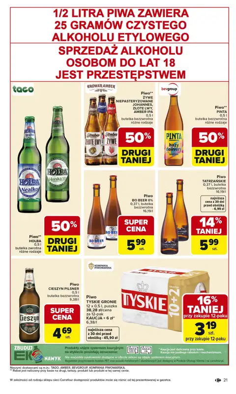 Carrefour Market - gazetka promocyjna Gazetka Misja:Grill Cię wzywa od czwartku 23.04 do soboty 02.05 - strona 21