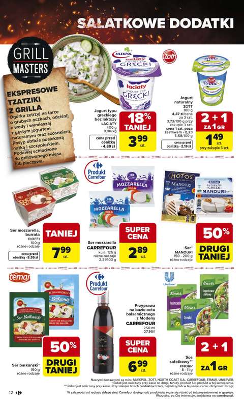 Carrefour Market - gazetka promocyjna Gazetka Misja:Grill Cię wzywa od czwartku 23.04 do soboty 02.05 - strona 12