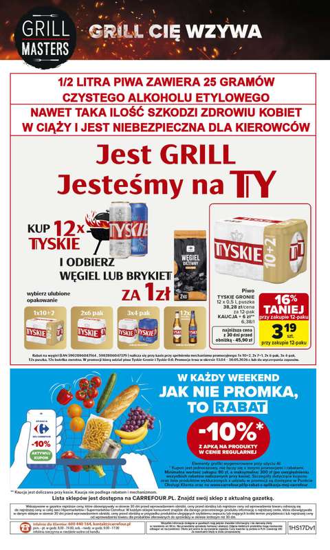 Carrefour Market - gazetka promocyjna Gazetka Misja:Grill Cię wzywa  do soboty 02.05 - strona 28