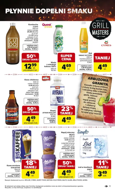 Carrefour Market - gazetka promocyjna Gazetka Misja:Grill Cię wzywa od czwartku 23.04 do soboty 02.05 - strona 11