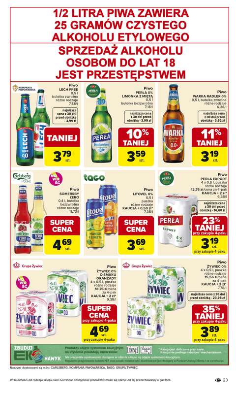 Carrefour Market - gazetka promocyjna Gazetka Misja:Grill Cię wzywa od czwartku 23.04 do soboty 02.05 - strona 23