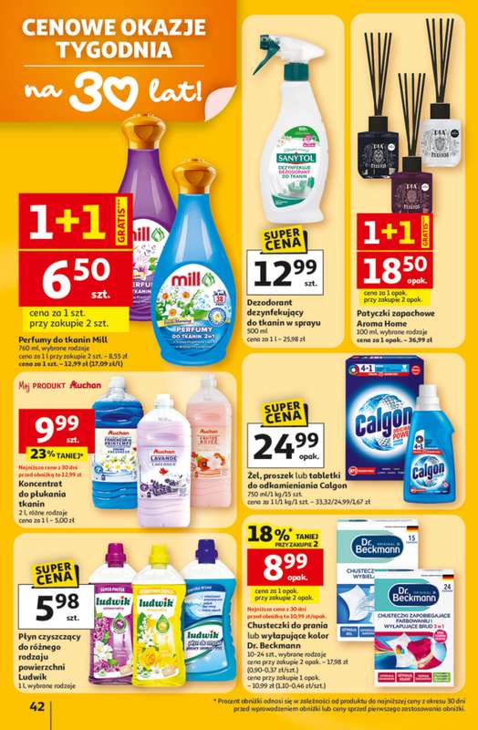 Auchan - gazetka promocyjna Gazetka 30 Lat Hipermarket Auchan od czwartku 23.04 do wtorku 28.04 - strona 42
