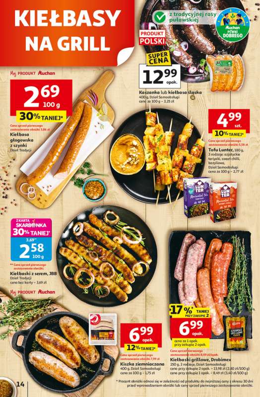 Auchan - gazetka promocyjna Gazetka 30 Lat Hipermarket Auchan od czwartku 23.04 do wtorku 28.04 - strona 14