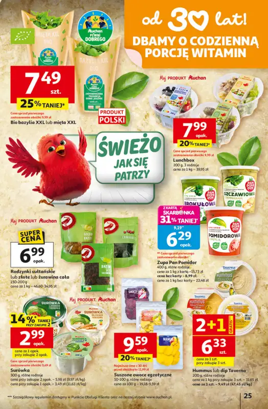 Auchan - gazetka promocyjna Gazetka 30 Lat Hipermarket Auchan od czwartku 23.04 do wtorku 28.04 - strona 25