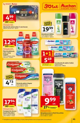 Auchan - gazetka promocyjna Gazetka 30 Lat Hipermarket Auchan od czwartku 23.04 do wtorku 28.04 - strona 41