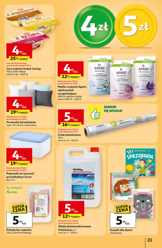 Auchan - gazetka promocyjna Gazetka 30 Lat Hipermarket Auchan od czwartku 23.04 do wtorku 28.04 - strona 21