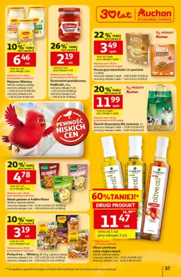 Auchan - gazetka promocyjna Gazetka 30 Lat Hipermarket Auchan od czwartku 23.04 do wtorku 28.04 - strona 37