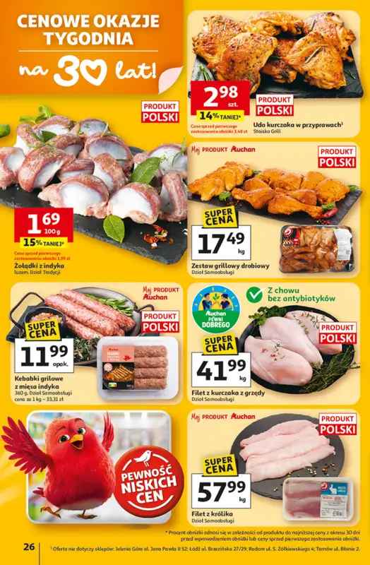 Auchan - gazetka promocyjna Gazetka 30 Lat Hipermarket Auchan od czwartku 23.04 do wtorku 28.04 - strona 26