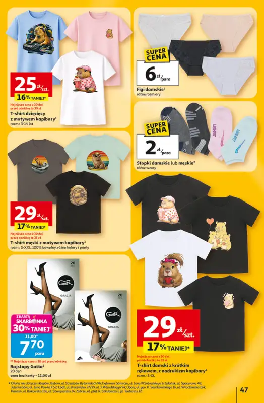Auchan - gazetka promocyjna Gazetka 30 Lat Hipermarket Auchan od czwartku 23.04 do wtorku 28.04 - strona 47