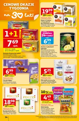 Auchan - gazetka promocyjna Gazetka 30 Lat Hipermarket Auchan od czwartku 23.04 do wtorku 28.04 - strona 34