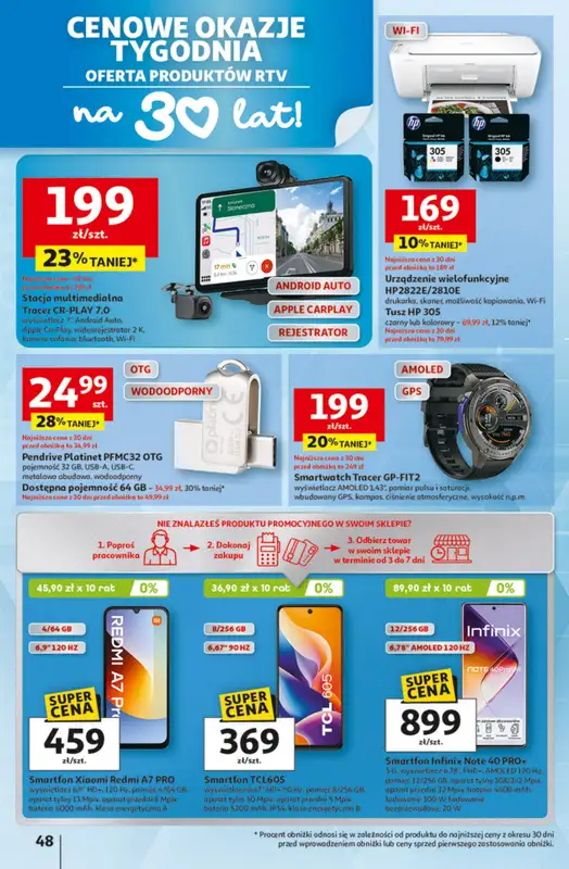 Auchan - gazetka promocyjna Gazetka 30 Lat Hipermarket Auchan od czwartku 23.04 do wtorku 28.04 - strona 48