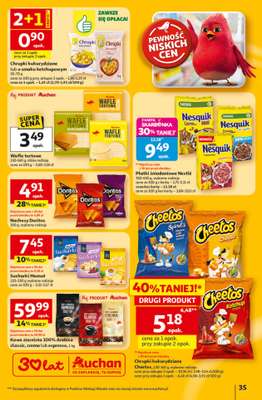 Auchan - gazetka promocyjna Gazetka 30 Lat Hipermarket Auchan od czwartku 23.04 do wtorku 28.04 - strona 35
