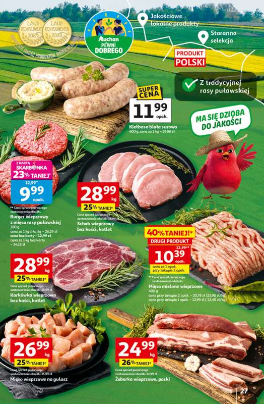 Auchan - gazetka promocyjna Gazetka 30 Lat Hipermarket Auchan od czwartku 23.04 do wtorku 28.04 - strona 27