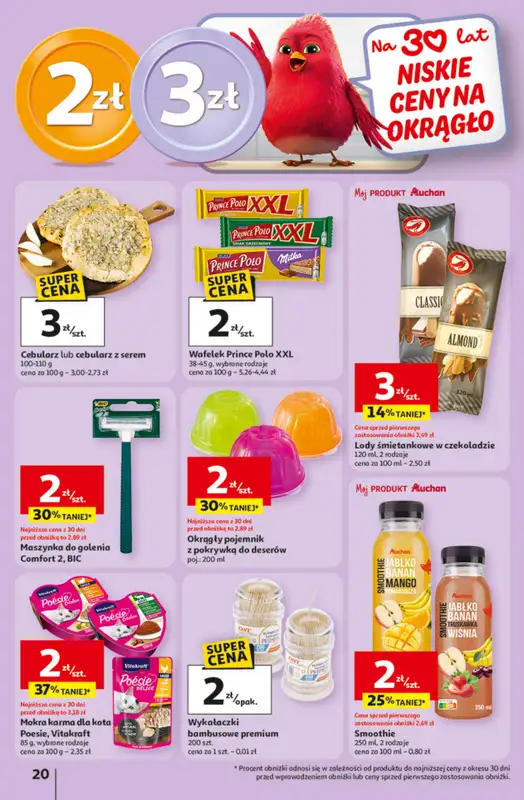 Auchan - gazetka promocyjna Gazetka 30 Lat Hipermarket Auchan od czwartku 23.04 do wtorku 28.04 - strona 20