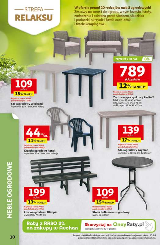 Auchan - gazetka promocyjna Gazetka 30 Lat Hipermarket Auchan od czwartku 23.04 do wtorku 28.04 - strona 10