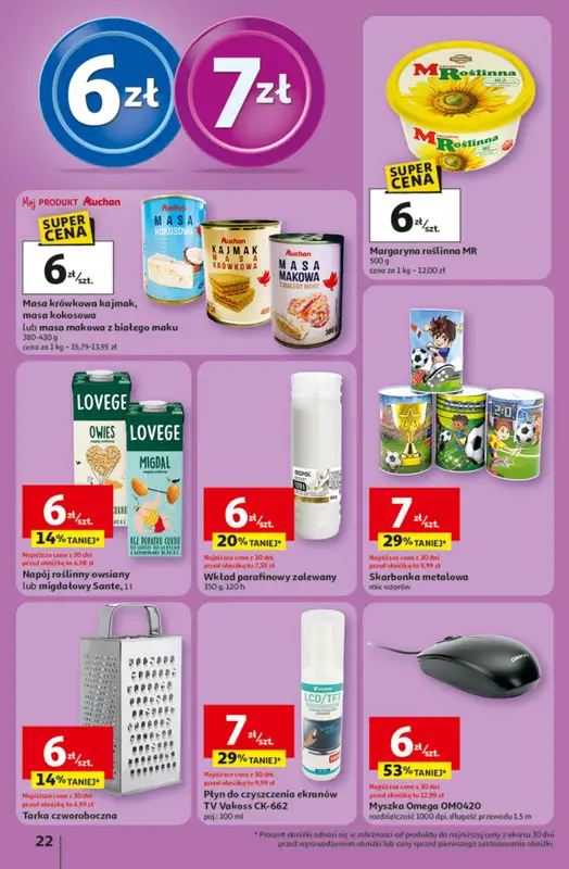 Auchan - gazetka promocyjna Gazetka 30 Lat Hipermarket Auchan od czwartku 23.04 do wtorku 28.04 - strona 22