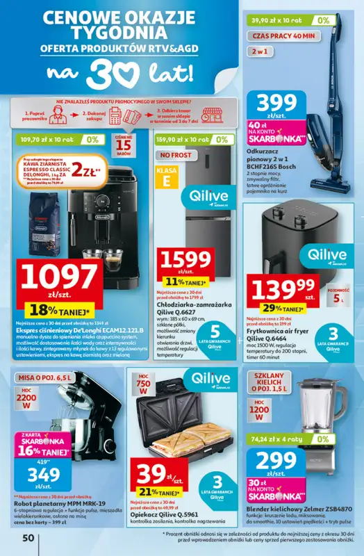 Auchan - gazetka promocyjna Gazetka 30 Lat Hipermarket Auchan od czwartku 23.04 do wtorku 28.04 - strona 50